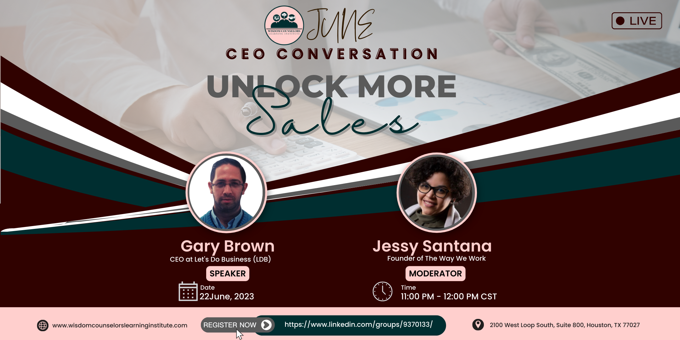 JUNE CEO CONVERSATION: UNLOCK MORE SALES